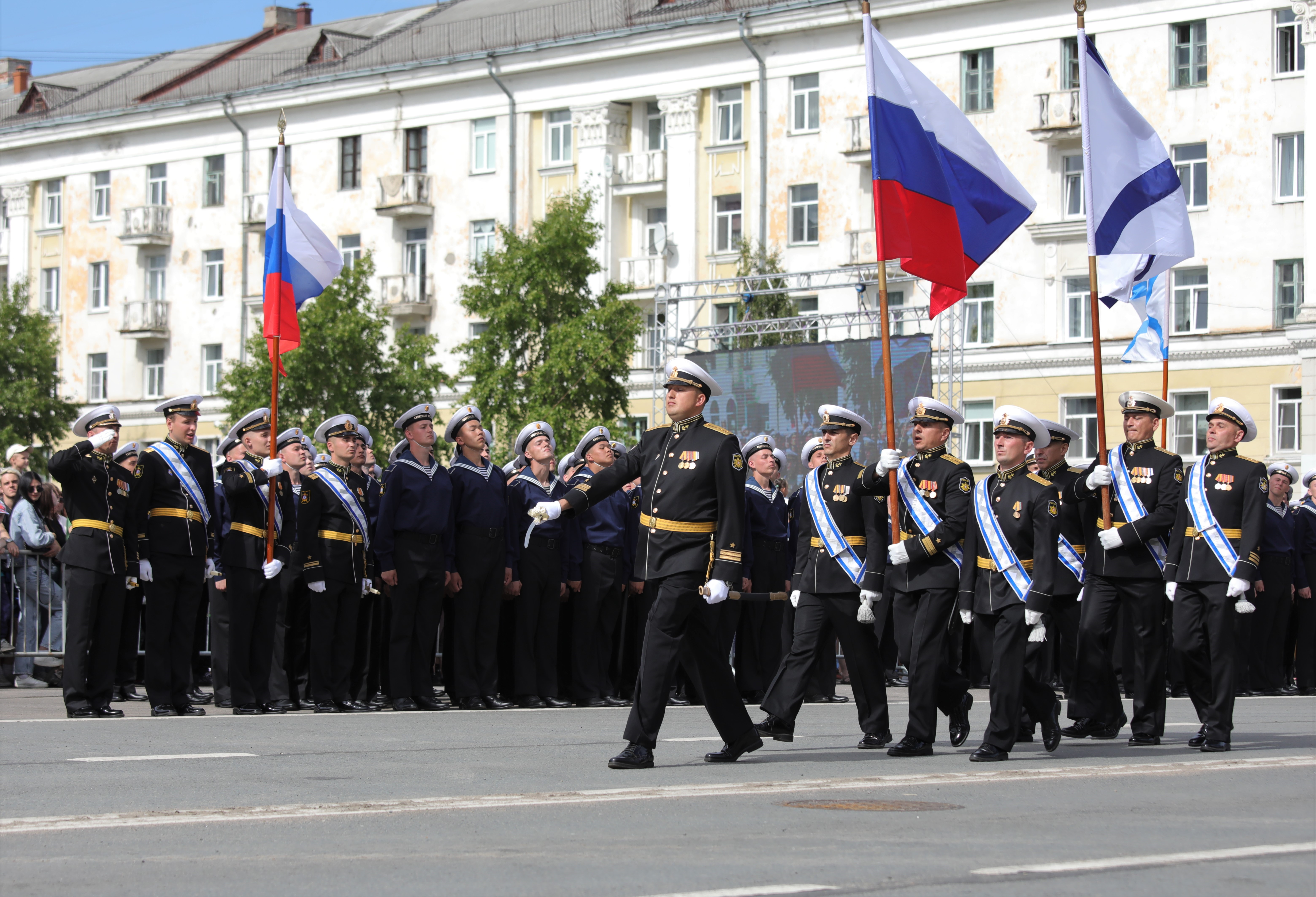Северодвинск отмечает День Военно-Морского Флота России.